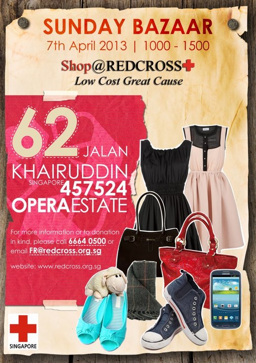 Shop @ RedCross Sunday Bazaar Sale (7 Apr 2013)