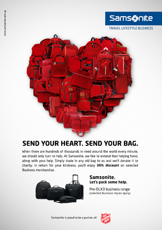 Samsonite Send Your Hear Send Your Bag Promotion (Till 6 Oct 2013)