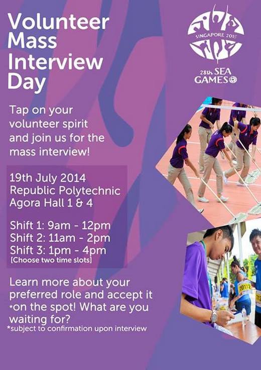 Walk-in 28th Southeast Asian Games Volunteer Mass Interview Day