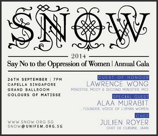SNOW 2014 Gala Call for Volunteers
