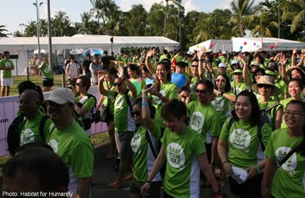 More than 6,000 people walked barefoot for charity